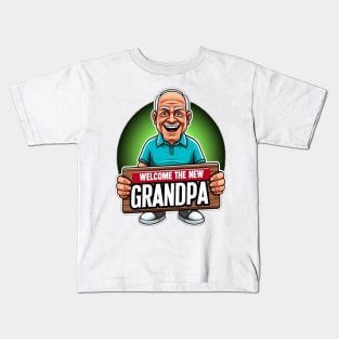 Promoted To Grandpa Kids T-Shirt